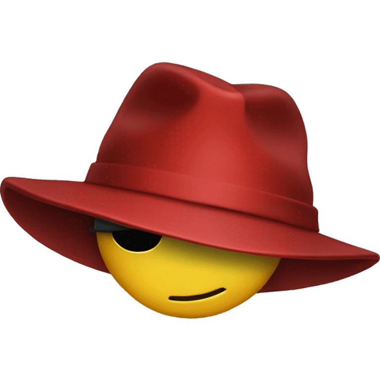 hacker red hat emoji