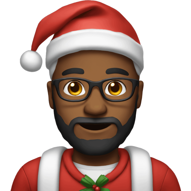 Me dressed as Santa clause emoji