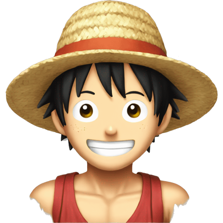 Straw hat luffy emoji