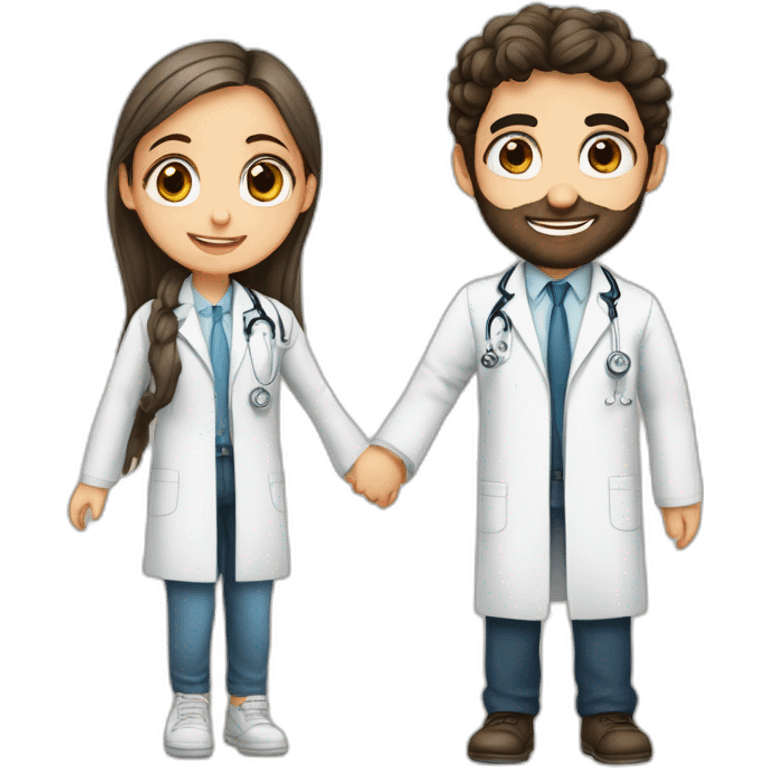 A Jewish girl friendship with ophthalmologist Arabic boy emoji