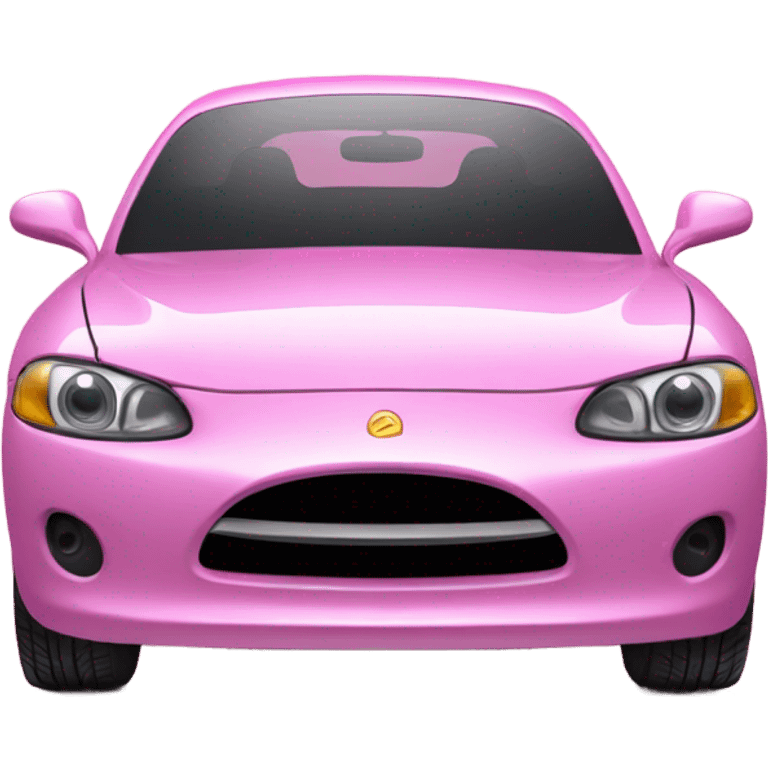 Pink car emoji