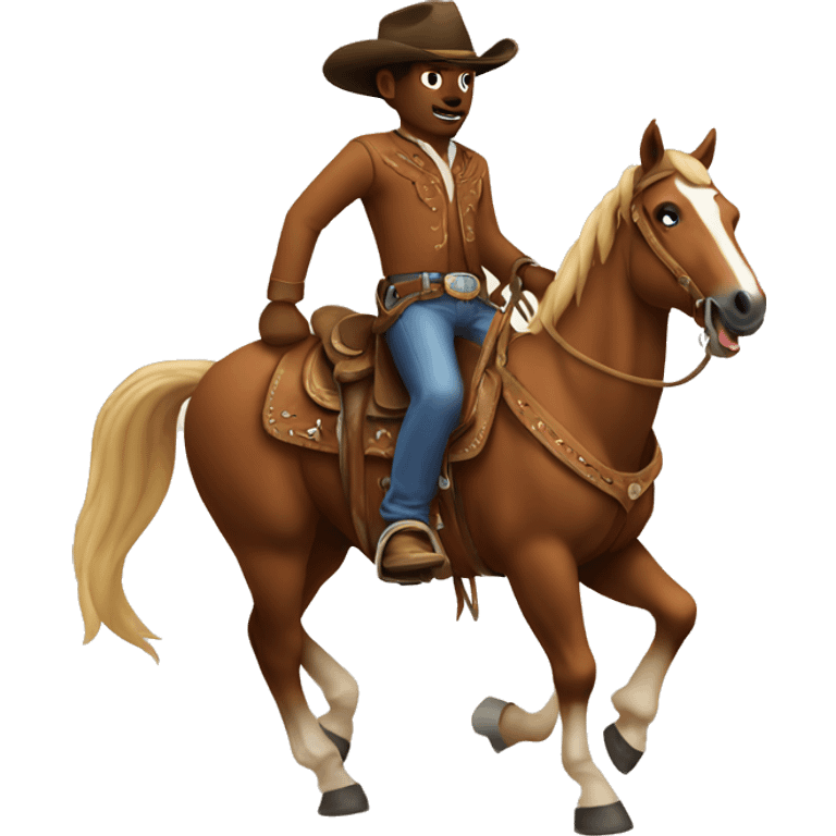 Cowboy on horse  emoji