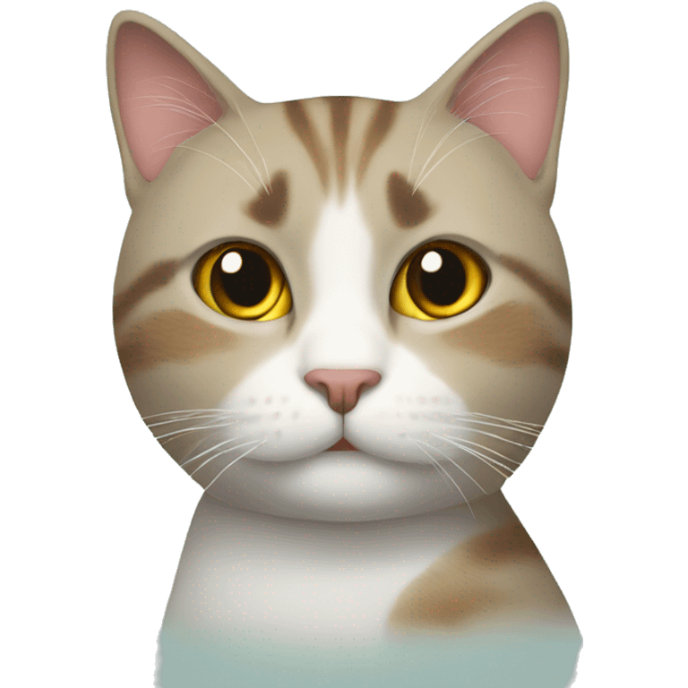 Cat in wellness emoji