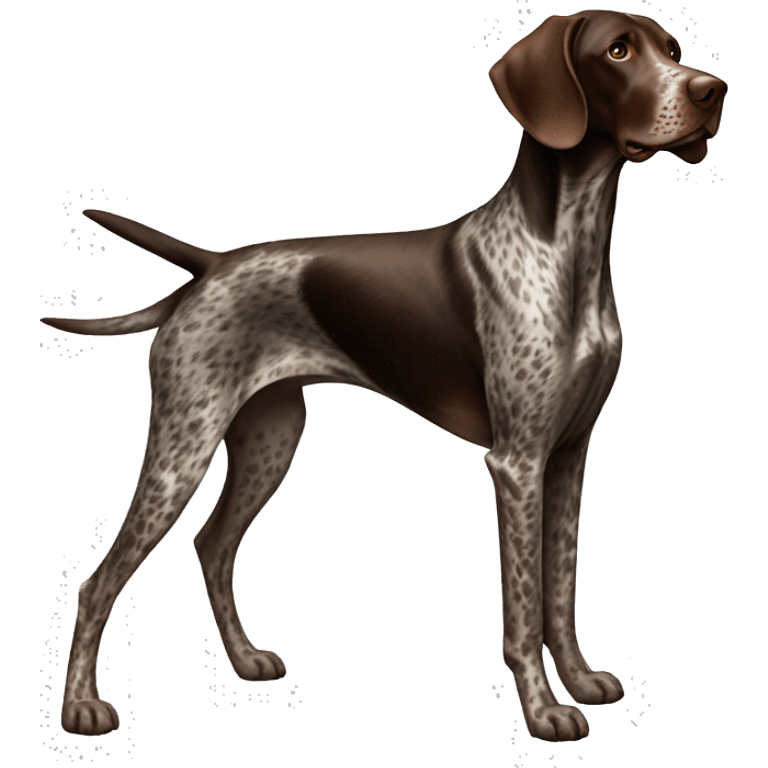 German Shorthaired Pointer Dog Breed Full Body emoji