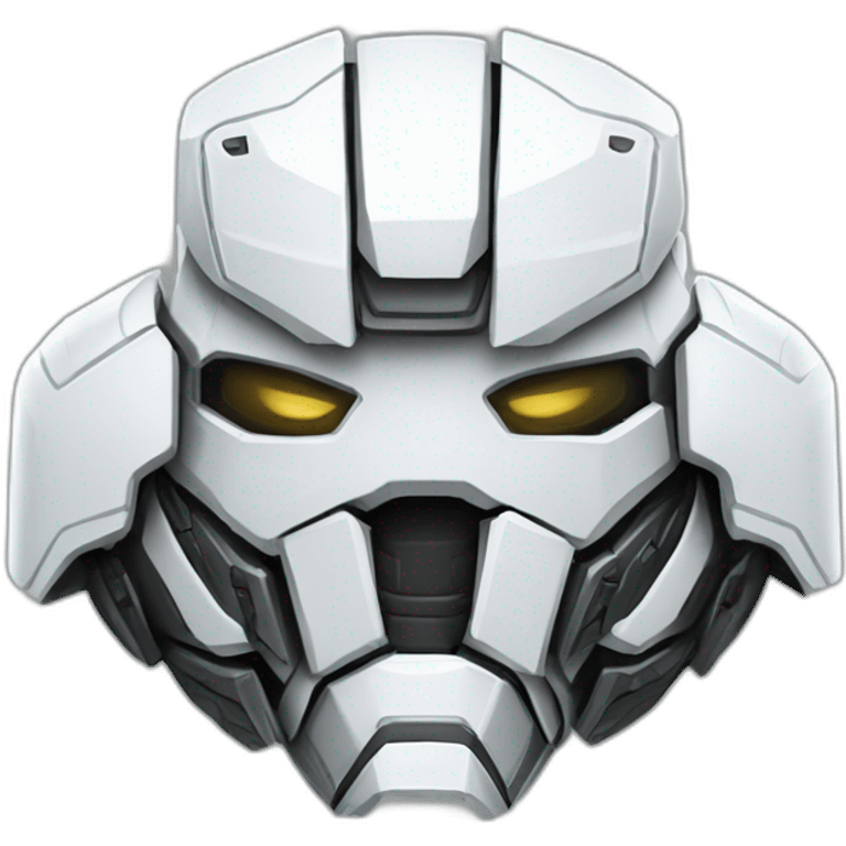 futuristic white Phantom squad Infiltration armored breastplate arms emoji