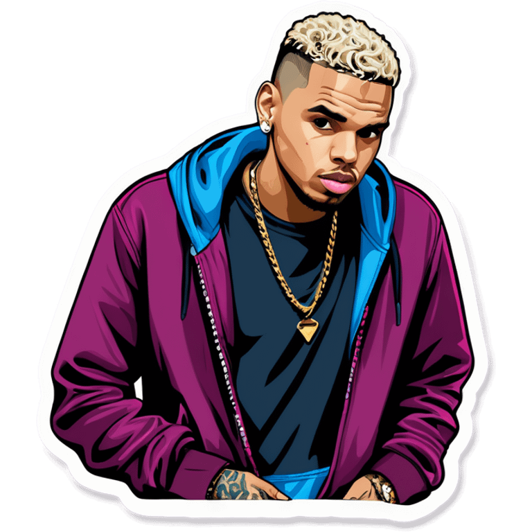 chris brown emoji