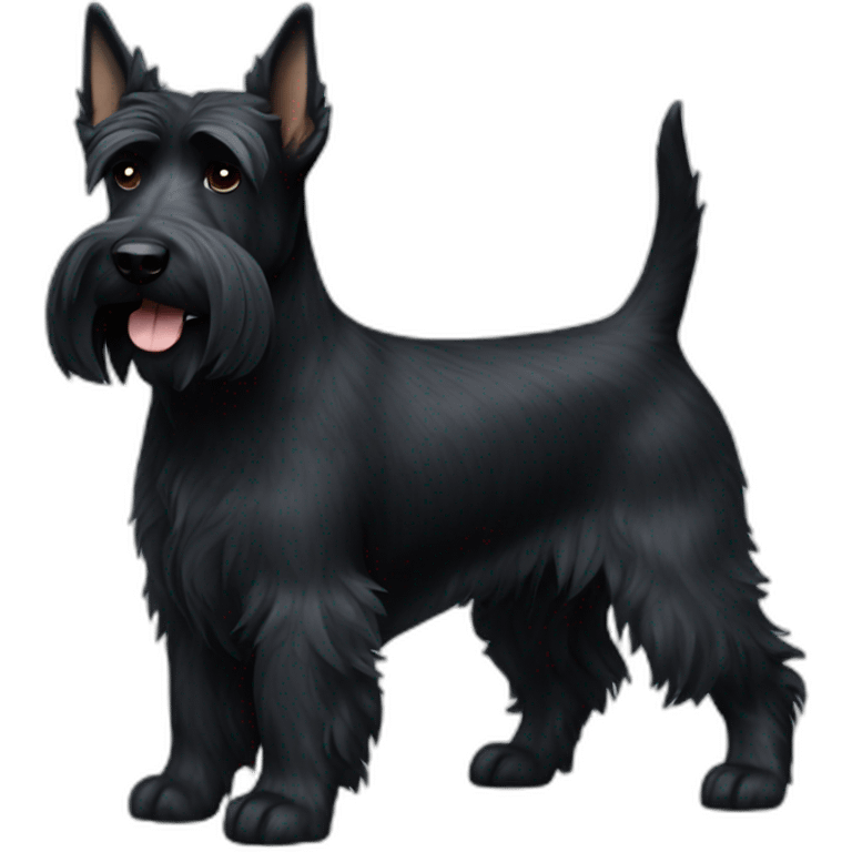 dog scottish terrier full body emoji