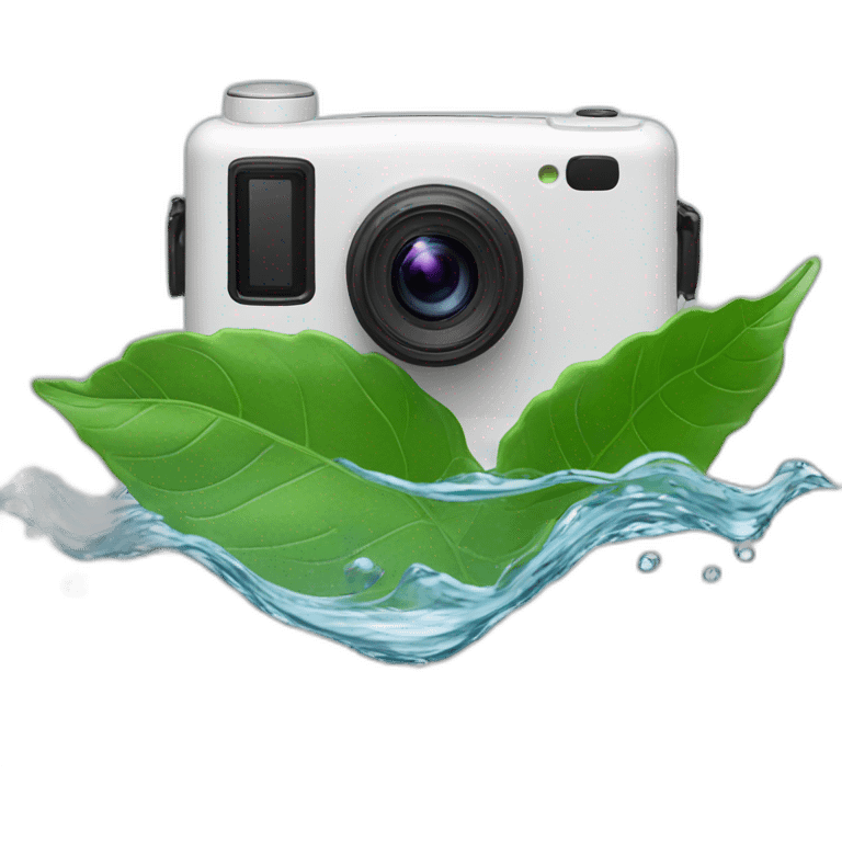 ptz-camera-recording-leaf-floating-on-water emoji