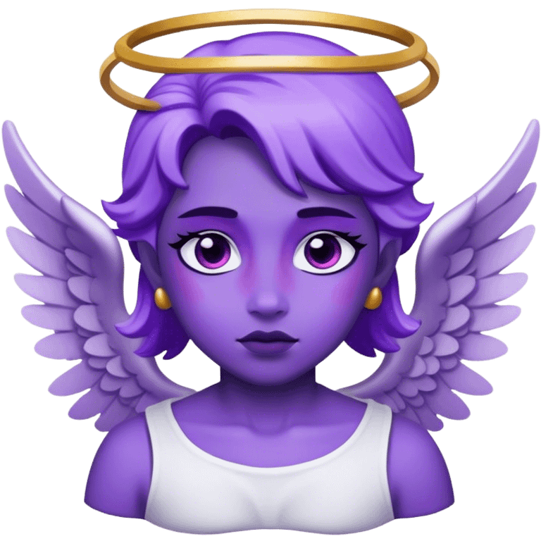 purple angel emoji