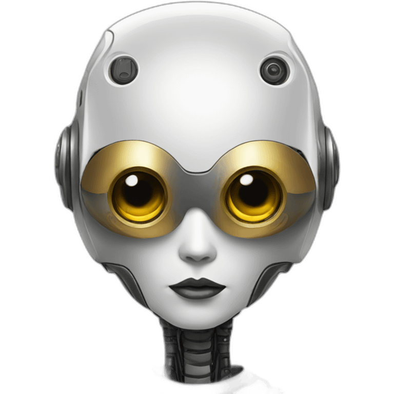 posh robot emoji