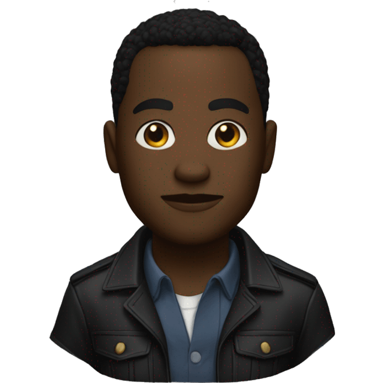 black noir from the boys tv show emoji