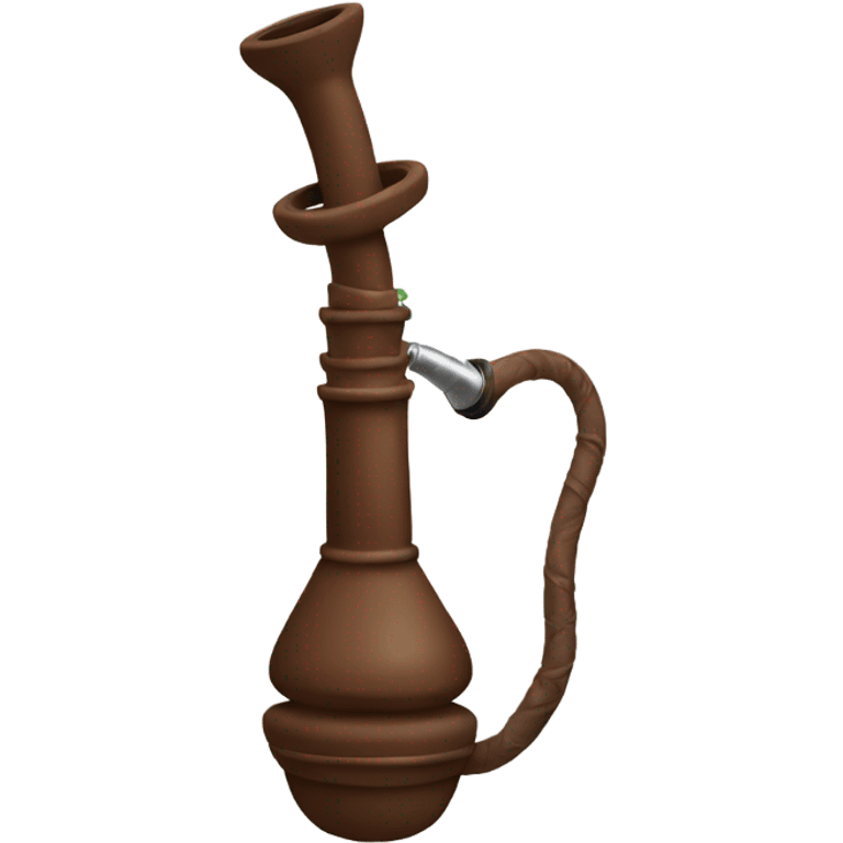 Hookah brown  emoji