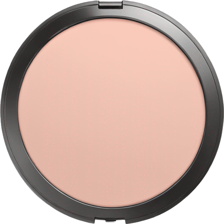 makeup powder compact pale pink emoji