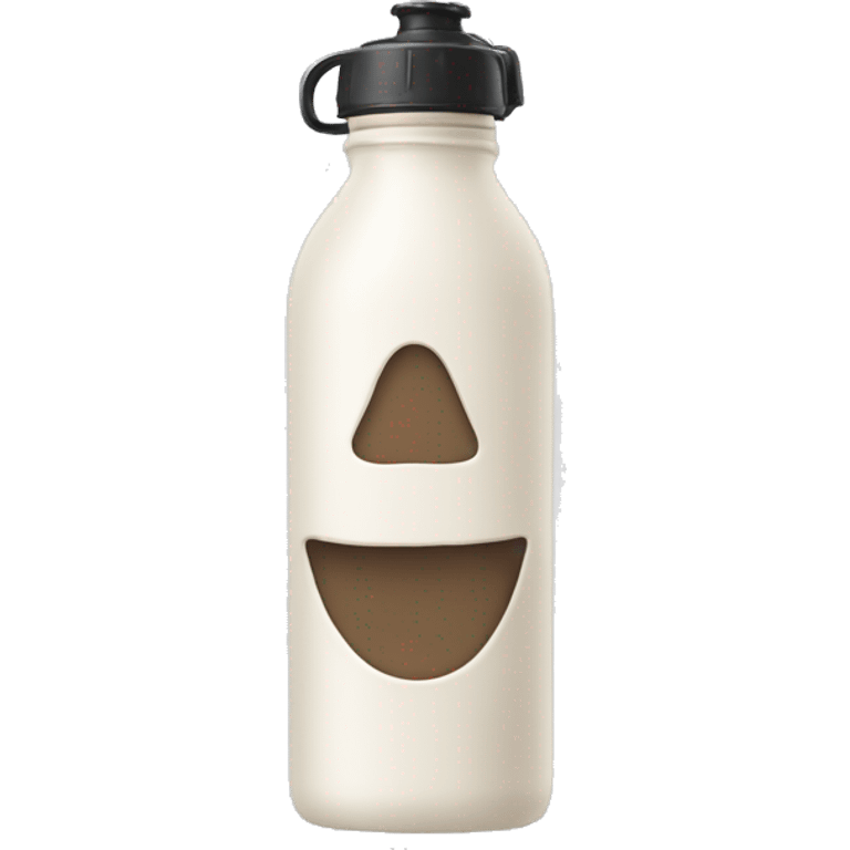 A cream water bottle emoji