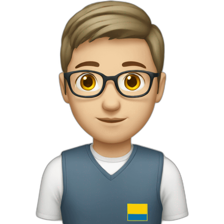 Ukrainian  student emoji