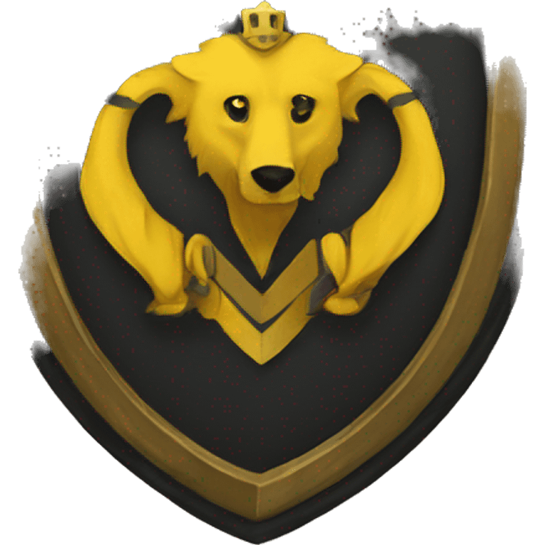 Hufflepuff crest emoji