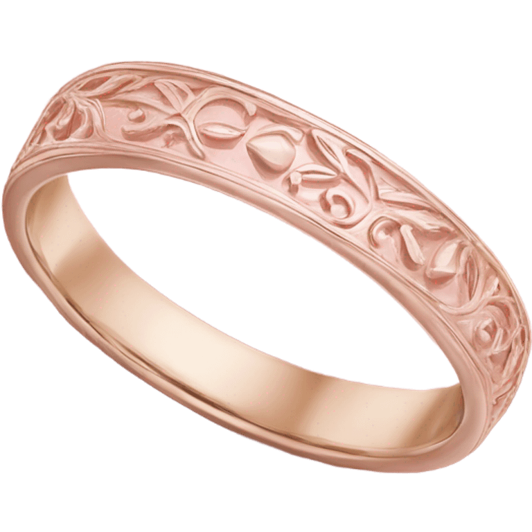 pastel pink wedding rings emoji