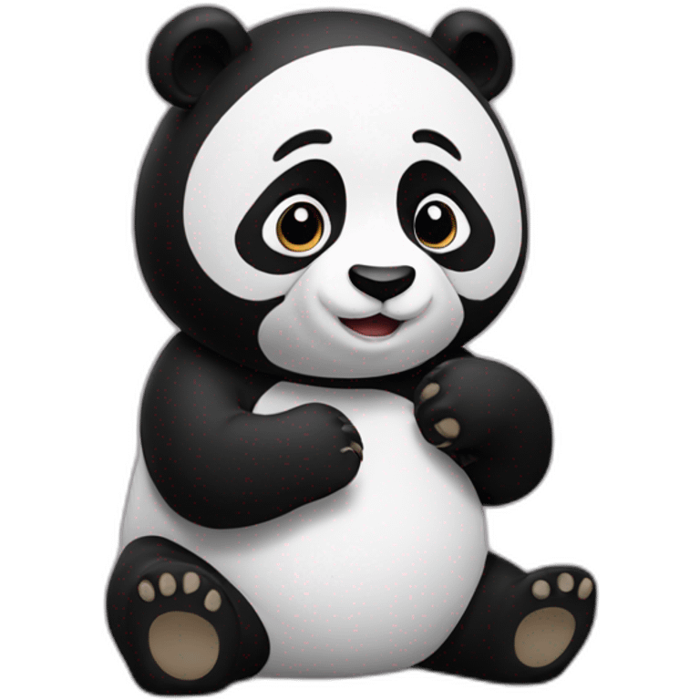 panda saying gg emoji