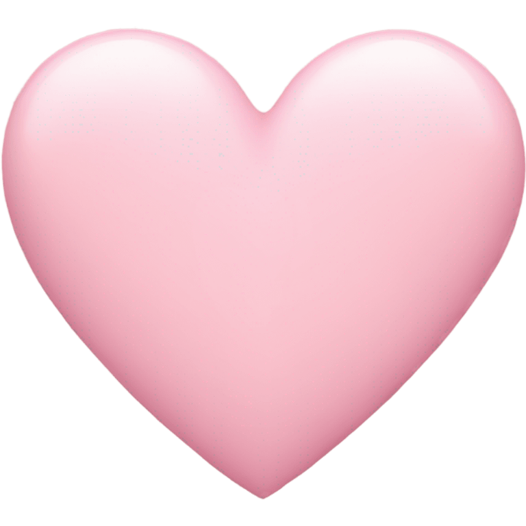 Light pink heart emoji