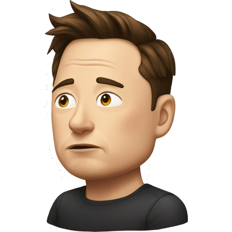 very sad elon musk emoji