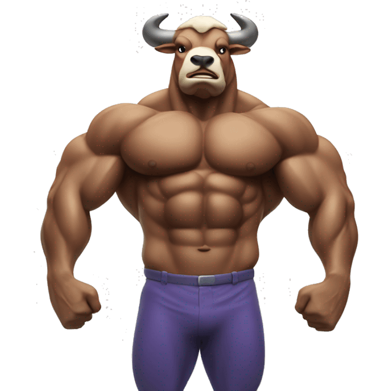 muscle bull strengthening emoji