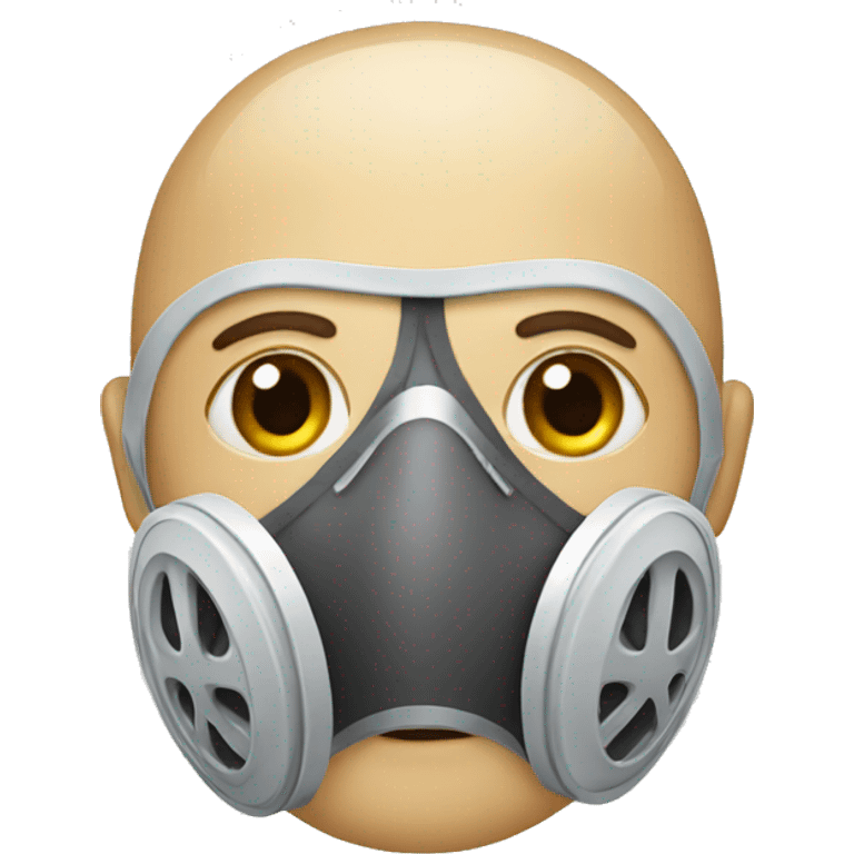 Lungs wearing mask  emoji