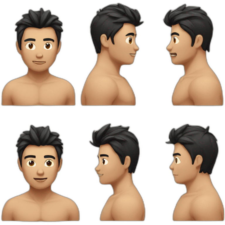 Asian Hunk emoji