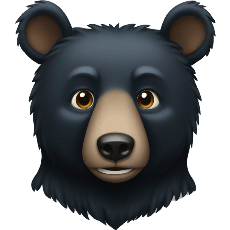 Black bear emoji