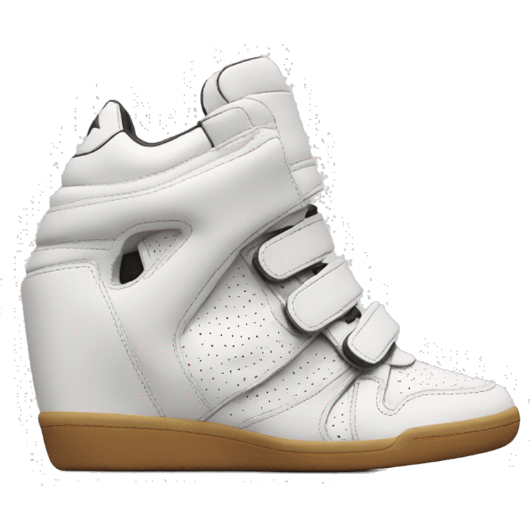 isabel marant wedge sneakers emoji