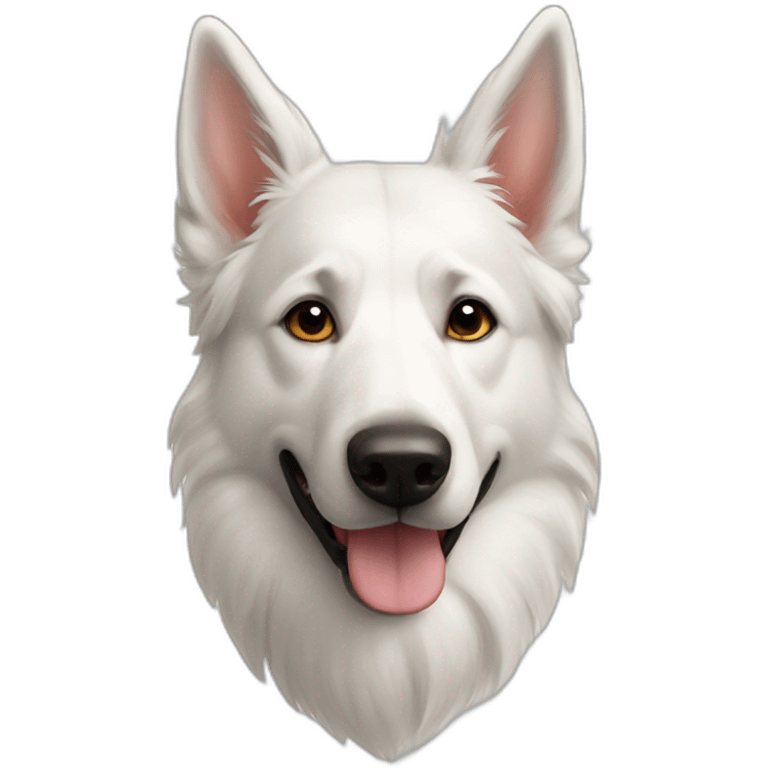 White swiss shepherd emoji