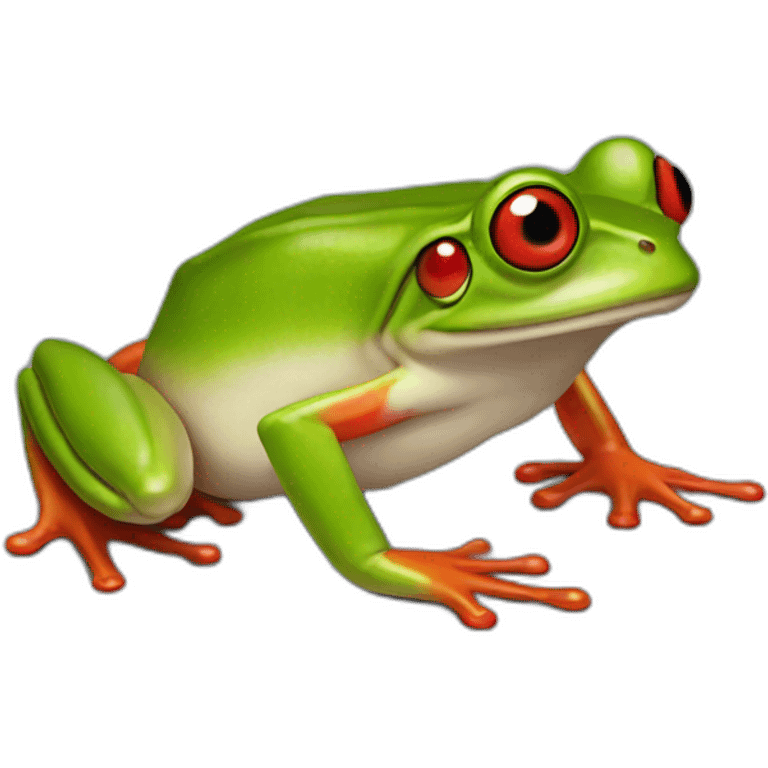 Red eye frog emoji