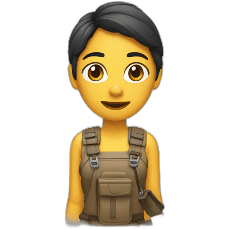 Chica con cuernos emoji