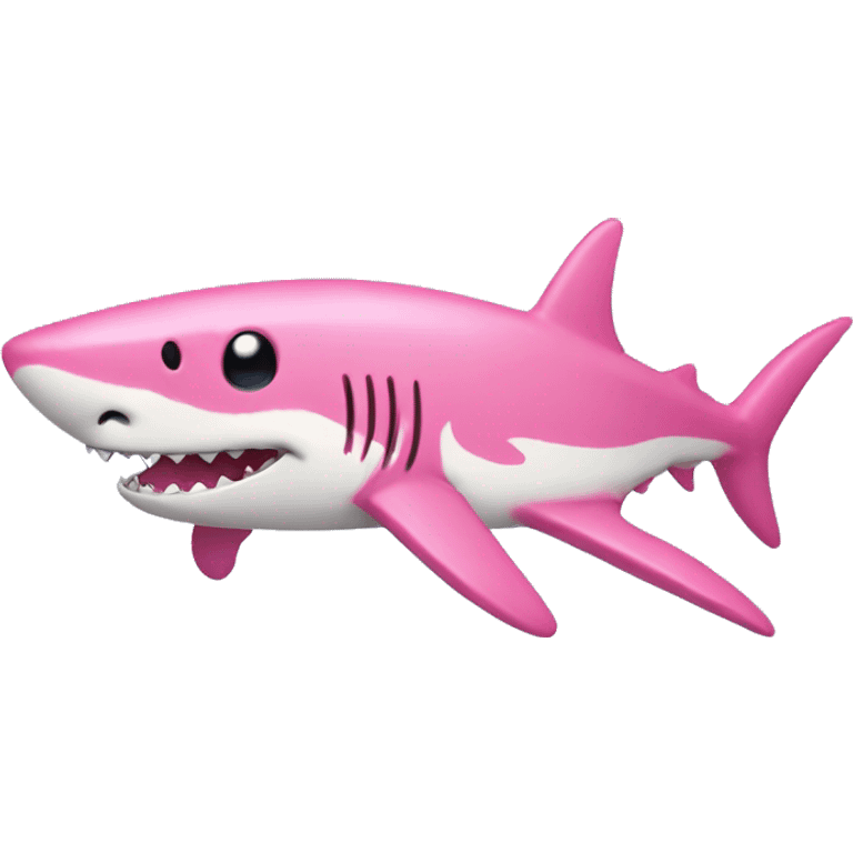 pink shark emoji