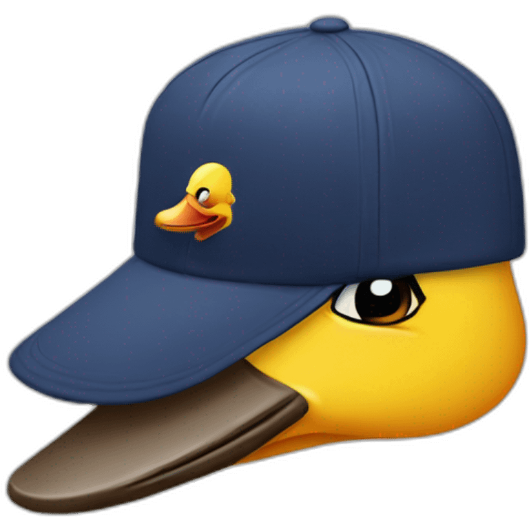 canard casquette emoji