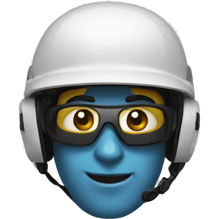 Avatar de iPhone con casco emoji