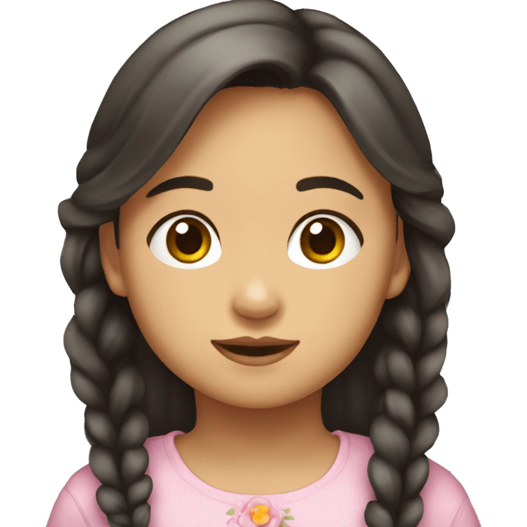 Niña cejona emoji