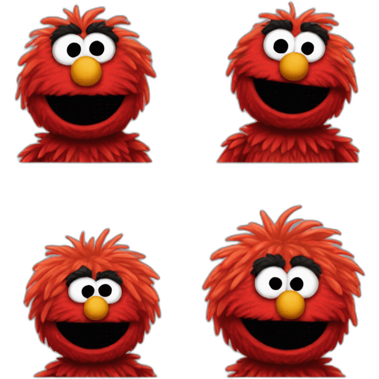 elmo as an emo emoji