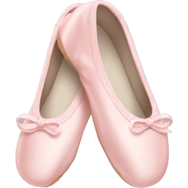 Pale pink ballet shoes emoji