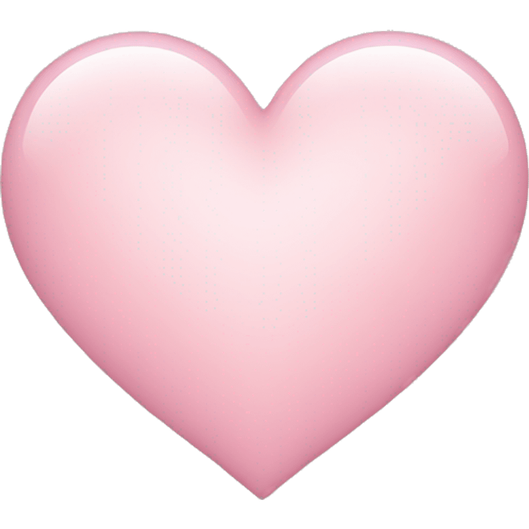 Light pink heart emoji