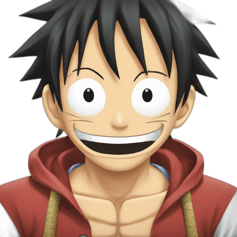 Monkey d luffy one Piece emoji