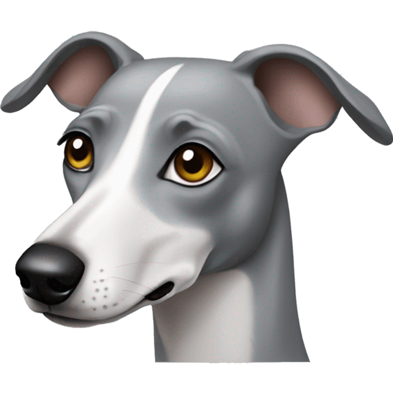 Grey whippet emoji