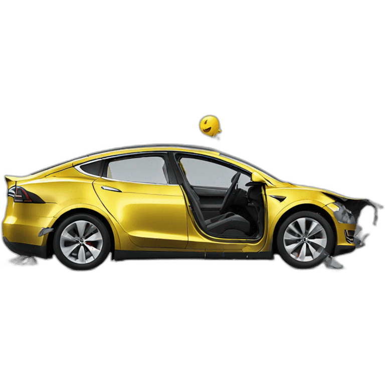 tesla-crash emoji