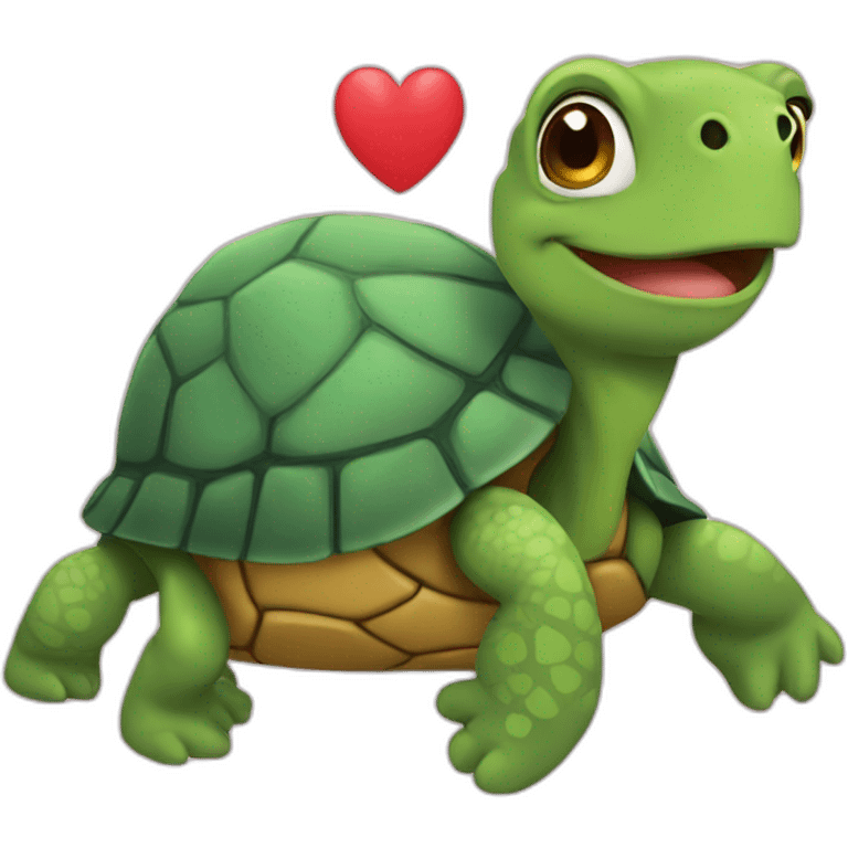 Tortue coeur emoji