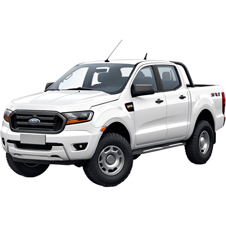 Ford Ranger - Ford (Model Year: 2024) (Iconic colour: White) emoji