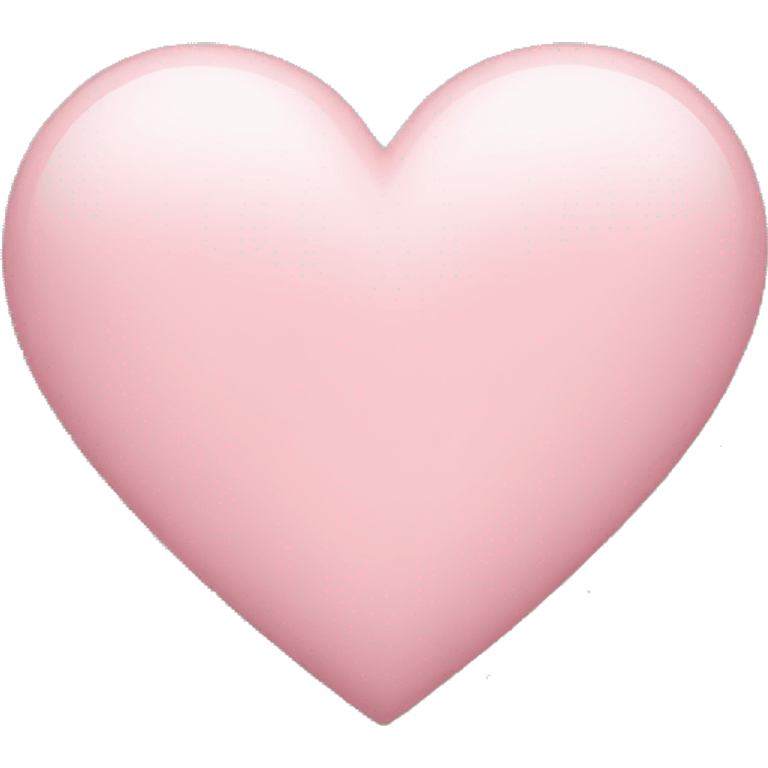 Light pink heart emoji