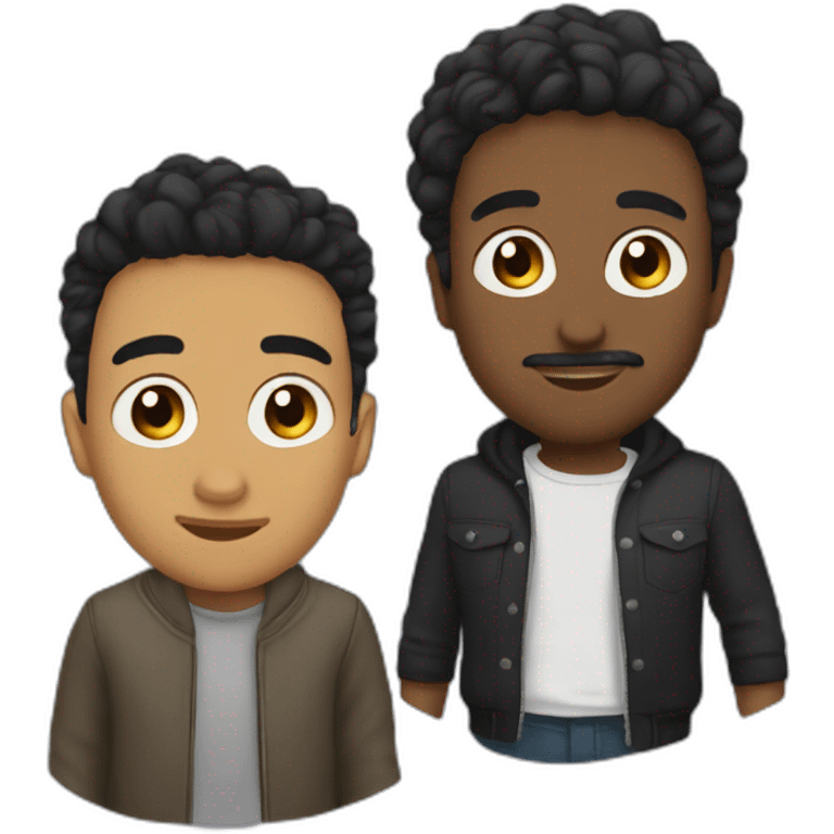 Amine et Billy emoji