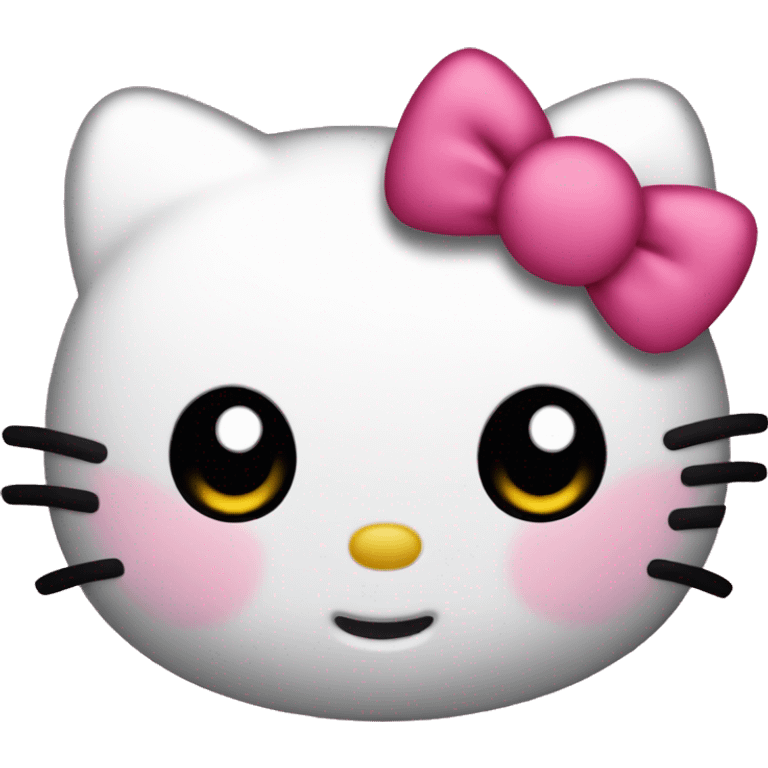 hello kitty blushing  emoji