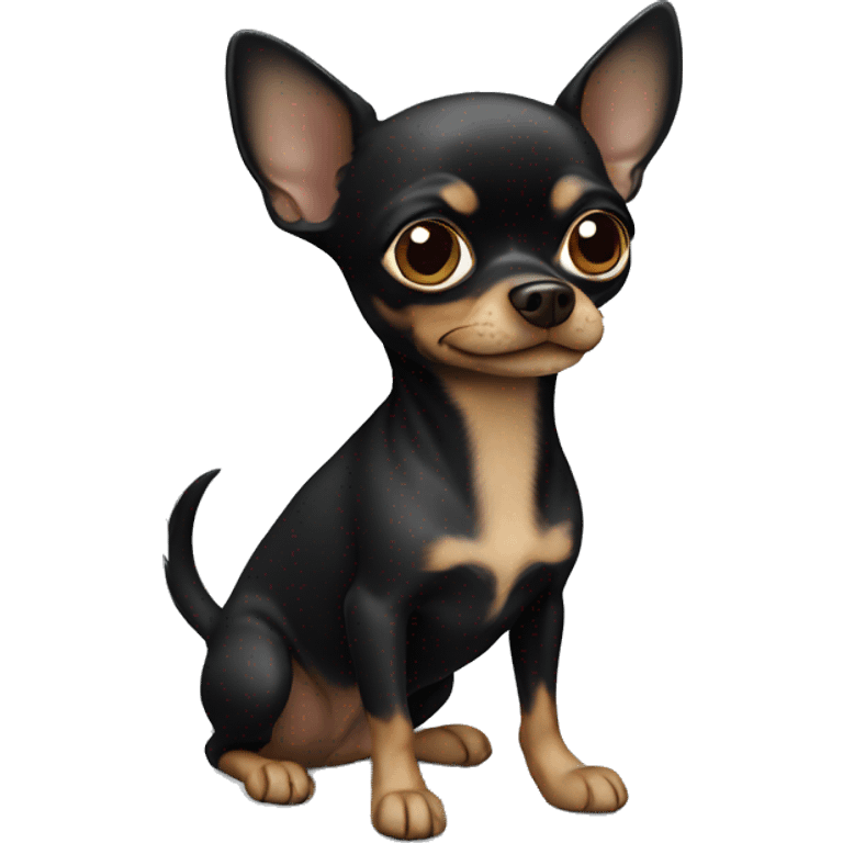 Black chihuahua emoji