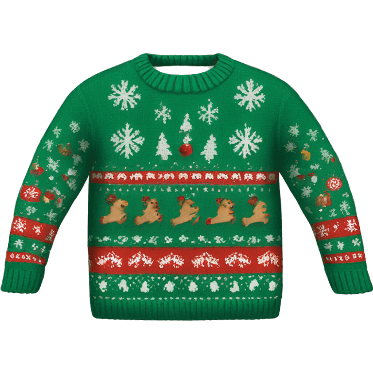 Christmas sweater  emoji