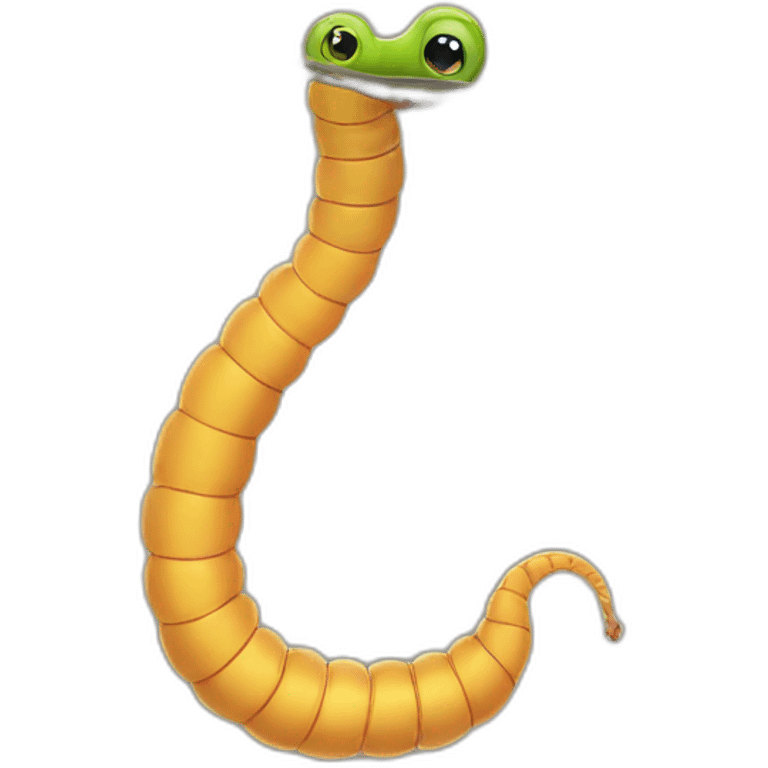 Worm on a string emoji